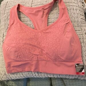 Seamless Pink Sports Bra